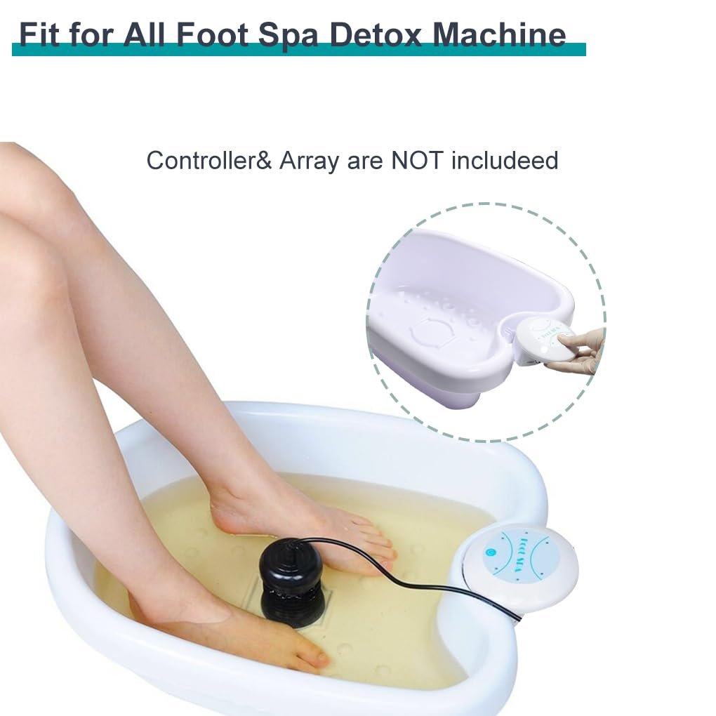 iMeshbean Ionic Detox Foot Bath Tub Basin - White with 100 Liners for All Detox Machines - görsel 7