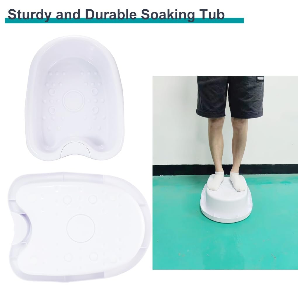 iMeshbean Ionic Detox Foot Bath Tub Basin - White with 100 Liners for All Detox Machines - görsel 9