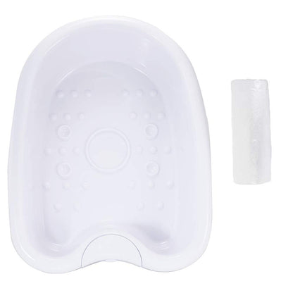 iMeshbean Ionic Detox Foot Bath Tub Basin - White with 100 Liners for All Detox Machines