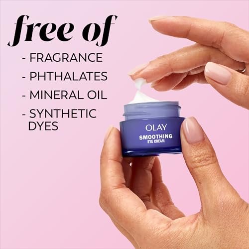 Olay Retinol 24 Night Smoothing Eye Cream - Fragrance-Free Hydrating Under Eye Treatment with Vitamin B3 and Retinol Complex, 0.5 Fl Oz Avelisse
