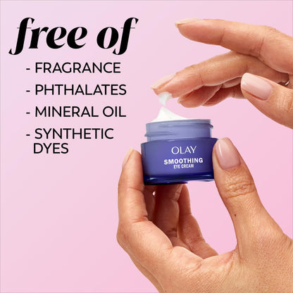 Olay Retinol 24 Night Smoothing Eye Cream - Fragrance-Free Hydrating Under Eye Treatment with Vitamin B3 and Retinol Complex, 0.5 Fl Oz Avelisse