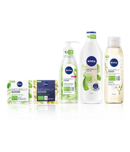 NIVEA NATURALLY GOOD Cream Day Care Radiance Aloe Vera 50ml - Natural Radiance Face Moisturizer