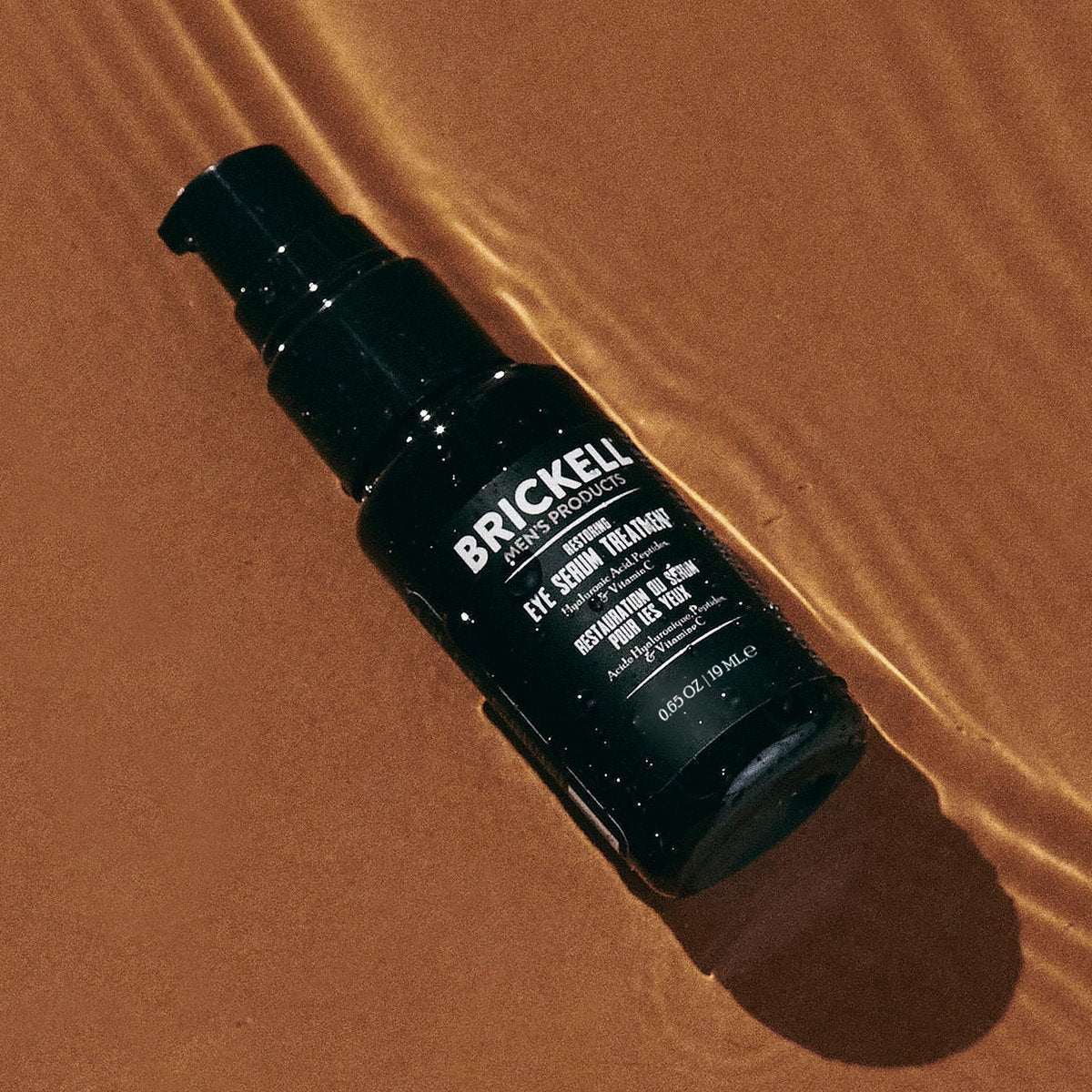 Brickell Men's Dark Circle Under Eye Treatment Serum – Natural & Organic Eye Gel for Wrinkles, Dark Bags & Youthful Skin (0.65 oz, Unscented) Avelisse