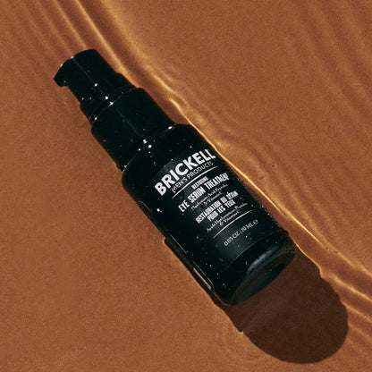 Brickell Men's Dark Circle Under Eye Treatment Serum – Natural & Organic Eye Gel for Wrinkles, Dark Bags & Youthful Skin (0.65 oz, Unscented) Avelisse