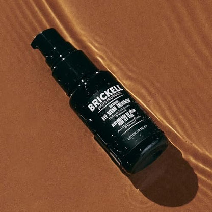 Brickell Men's Dark Circle Under Eye Treatment Serum – Natural & Organic Eye Gel for Wrinkles, Dark Bags & Youthful Skin (0.65 oz, Unscented) Avelisse