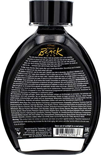 Ed Hardy BLACK XXX Instant Dark Color Tanning Lotion, 13.5 oz Avelisse