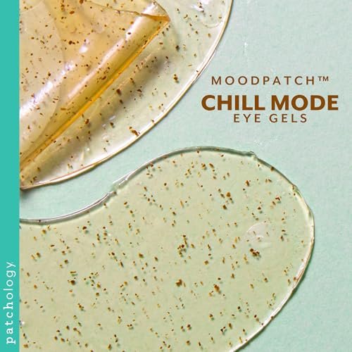 Patchology Chill Mode Under Eye Patches - Soothing Oil-Infused Gel Eye Masks for Puffy Eyes, Dark Circles, Wrinkles & Hydration - 5 Pairs Avelisse