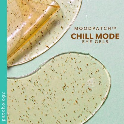 Patchology Chill Mode Under Eye Patches - Soothing Oil-Infused Gel Eye Masks for Puffy Eyes, Dark Circles, Wrinkles & Hydration - 5 Pairs Avelisse