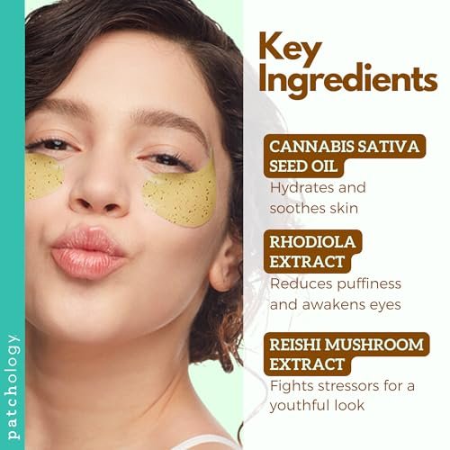 Patchology Chill Mode Under Eye Patches - Soothing Oil-Infused Gel Eye Masks for Puffy Eyes, Dark Circles, Wrinkles & Hydration - 5 Pairs Avelisse