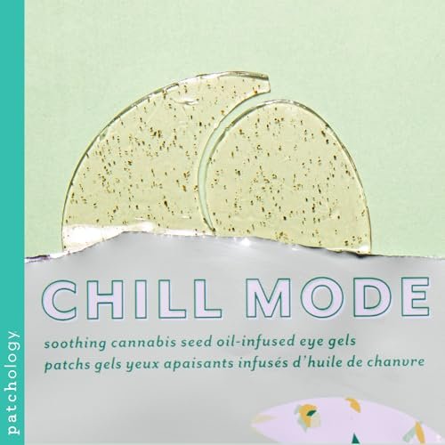 Patchology Chill Mode Under Eye Patches - Soothing Oil-Infused Gel Eye Masks for Puffy Eyes, Dark Circles, Wrinkles & Hydration - 5 Pairs Avelisse