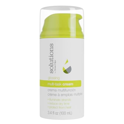 GREAT CLIPS Solutions Glossing Multi-Task Cream 3.4 oz - Smooths & Softens Hair, Tames Frizz & Fly-aways Avelisse