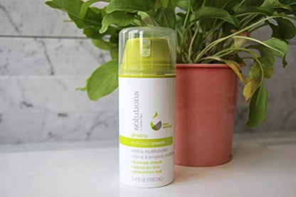 GREAT CLIPS Solutions Glossing Multi-Task Cream 3.4 oz - Smooths & Softens Hair, Tames Frizz & Fly-aways Avelisse