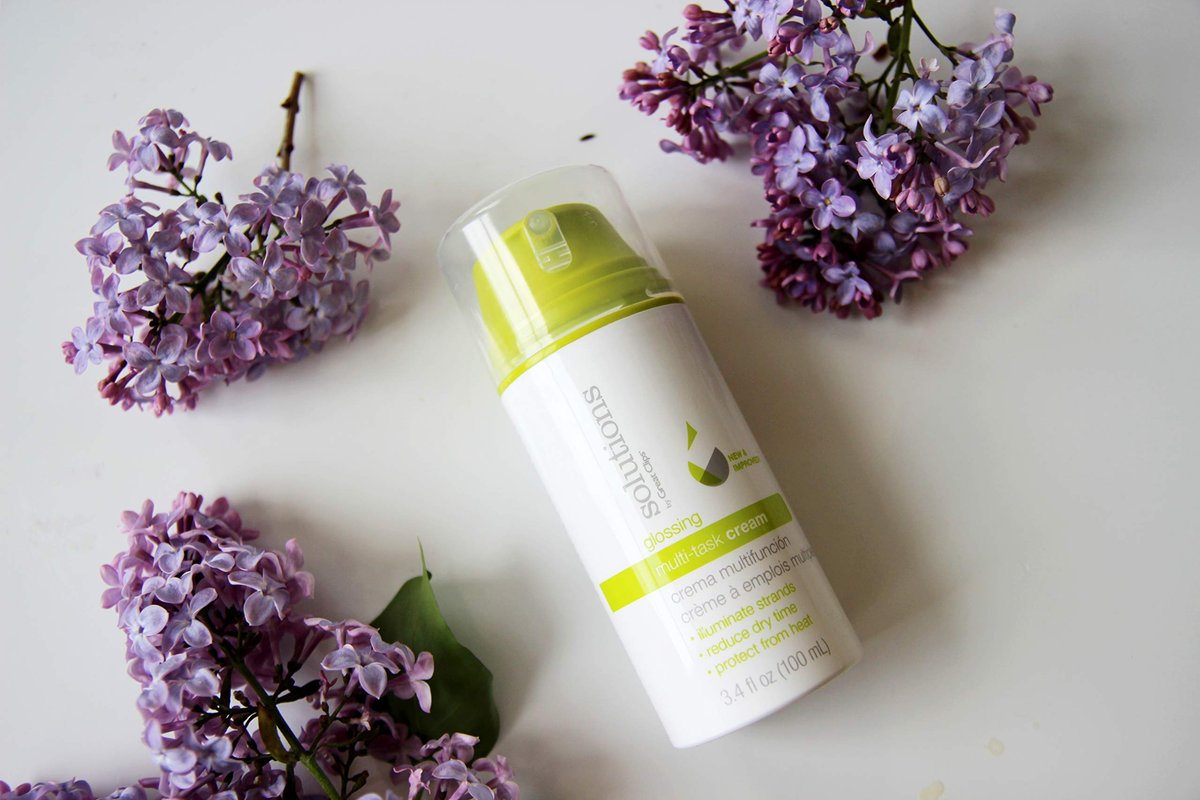 GREAT CLIPS Solutions Glossing Multi-Task Cream 3.4 oz - Smooths & Softens Hair, Tames Frizz & Fly-aways Avelisse