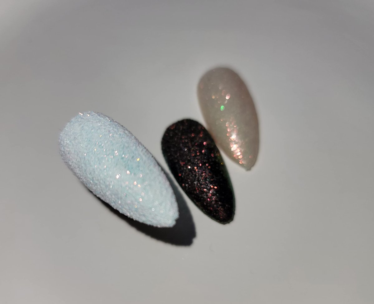 Bellecrey White Rainbow Holographic Nail Glitter Powder 10g - Fine Sugar Coat Effect for Nail Art - görsel 14