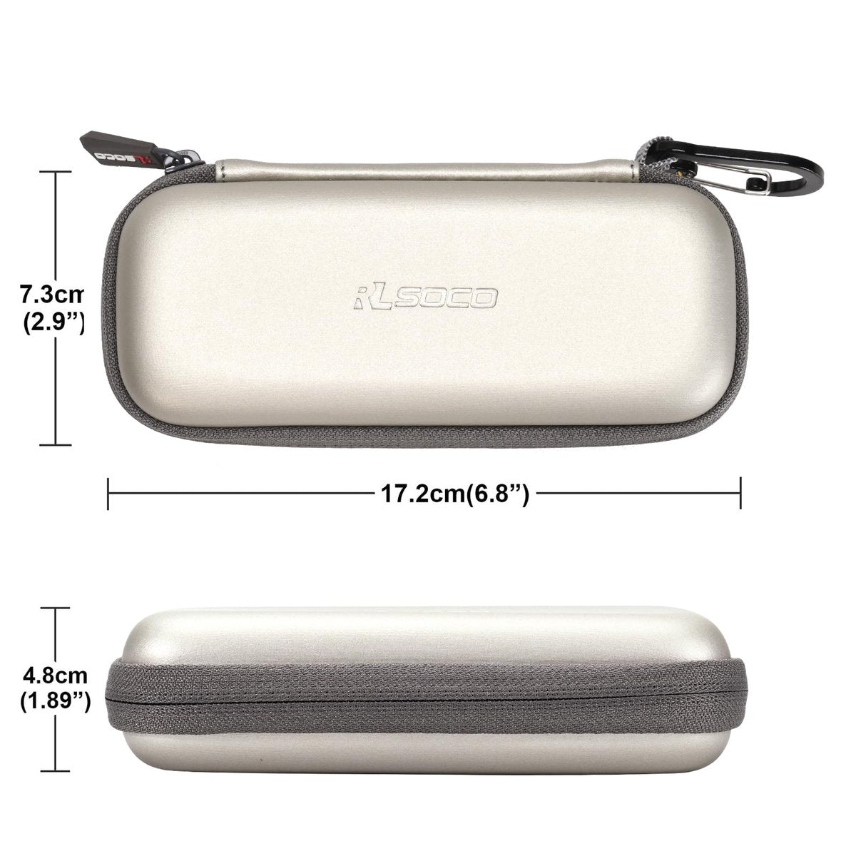 RLSOCO Shaving Case for Philips Norelco OneBlade Intimate & First Shave - Grey EVA Hard Case - görsel 9