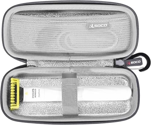 RLSOCO Shaving Case for Philips Norelco OneBlade Intimate & First Shave - Grey EVA Hard Case - görsel 2