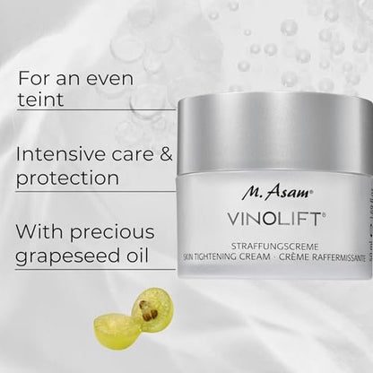 M. Asam VINOLIFT Skin Tightening Cream - Anti-Aging Firming Face Moisturizer with Resveratrol, OPC & Grape Seed Oil for Mature, Dry Skin (1.69 fl oz) Avelisse
