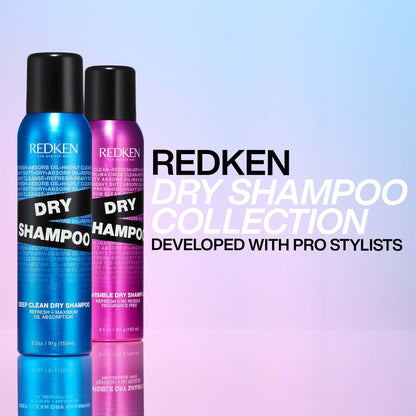 Redken Invisible Dry Shampoo for All Hair Types – Lightweight, Residue-Free, Fragrance-Free (3.1 oz) Avelisse