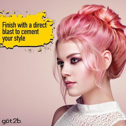 Got2b Glued Blasting Freeze Hairspray, 12 oz (Pack of 2) - Extreme Hold Hair Spray for All-Day Styles Avelisse