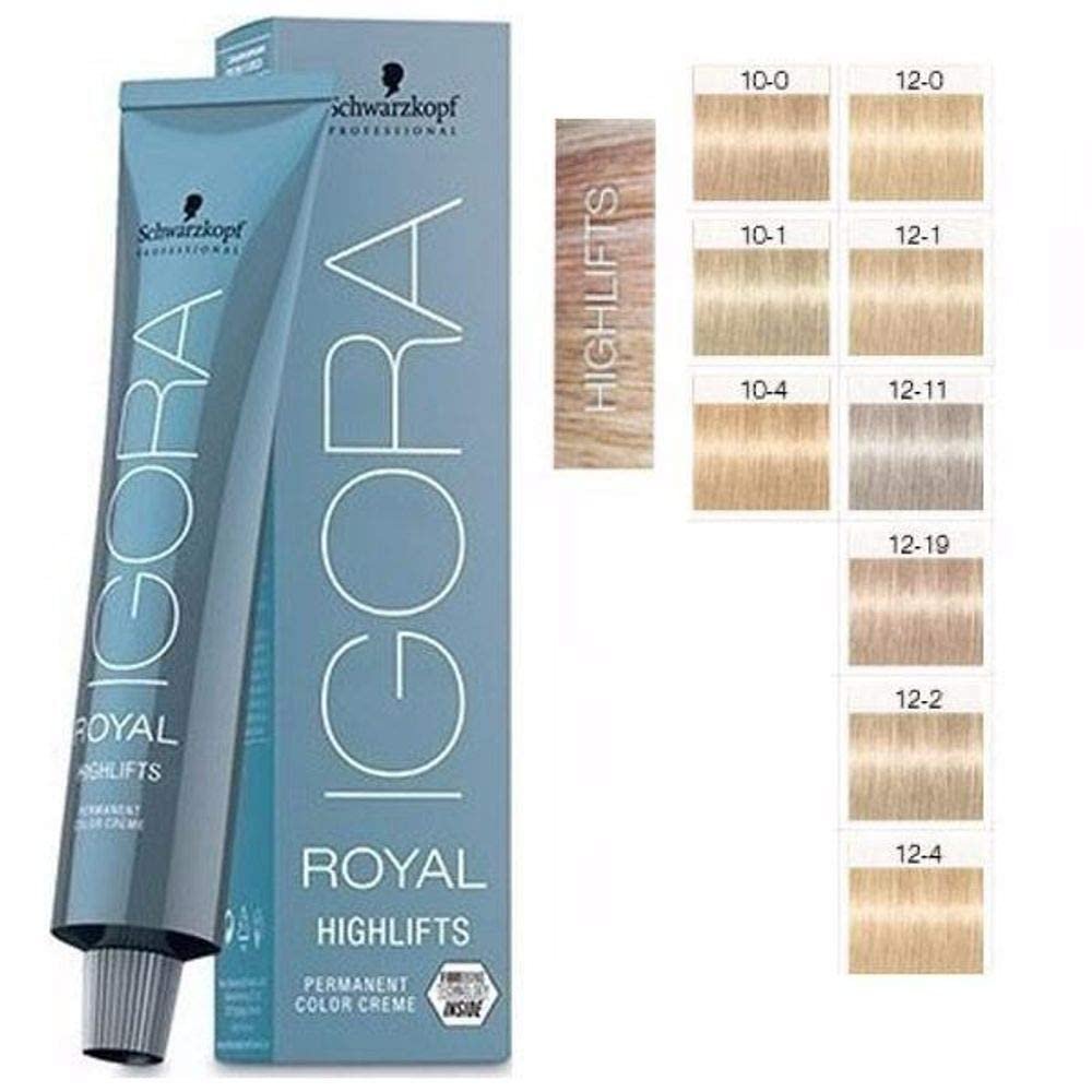 Schwarzkopf Igora Royal Permanent Hair Color Highlifts 12-19 Special Blonde Cendre Violet - görsel 4