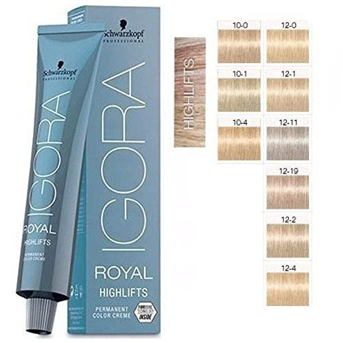 Schwarzkopf Igora Royal Permanent Hair Color Highlifts 12-19 Special Blonde Cendre Violet - görsel 3