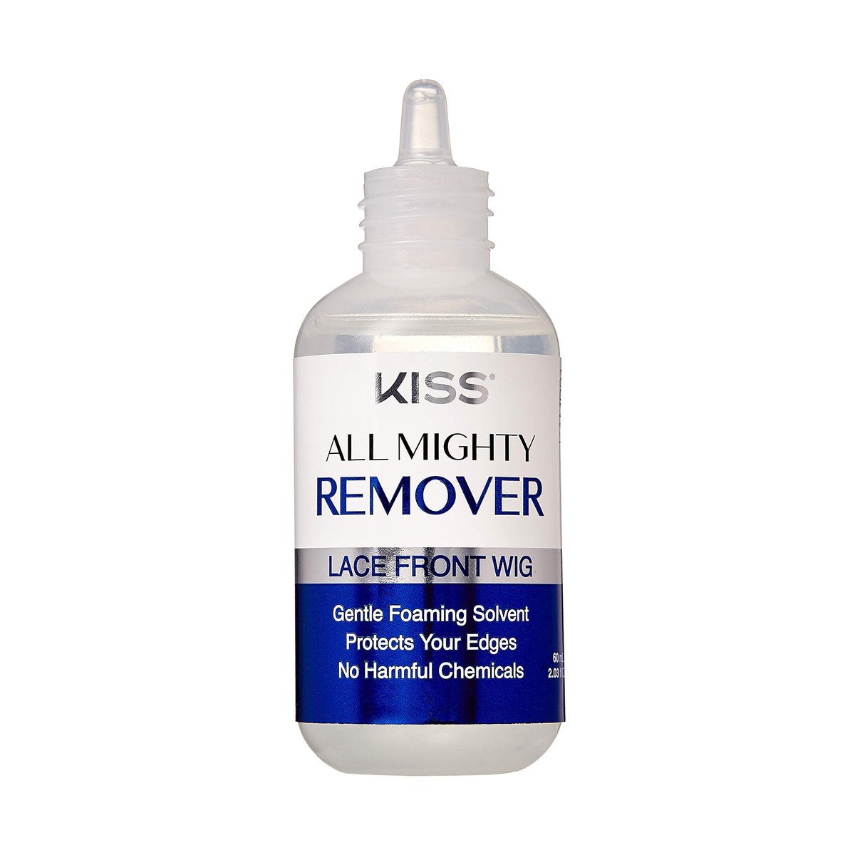 KISS Red All Mighty Lace Front Wig Remover – Gentle Foaming Solvent, Protects Edges, No Harmful Chemicals (60mL / 2.03 fl oz) - KAMR01 - görsel 5