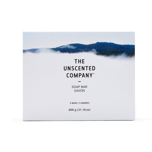 Unscented Soap Bar 5 Count – 21.16 oz, Gentle & Natural Skin Cleanser Avelisse
