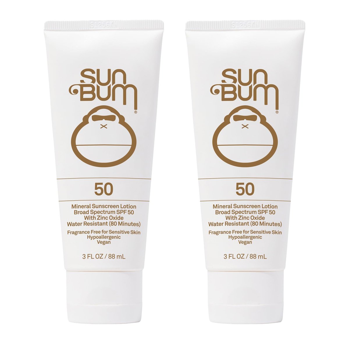 Sun Bum Mineral SPF 50 Sunscreen Lotion - Vegan & Hawaii 104 Act Compliant Broad Spectrum UVA/UVB Protection (2-Pack) Avelisse