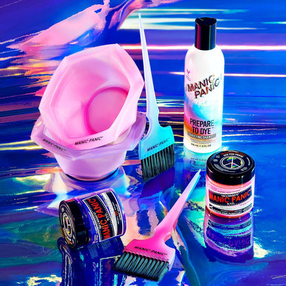 MANIC PANIC Classic Electric Pink Pussycat Semi Permanent Hair Color - Bright Neon Pink Hair Dye - Vegan & Cruelty-Free - 4 oz Avelisse
