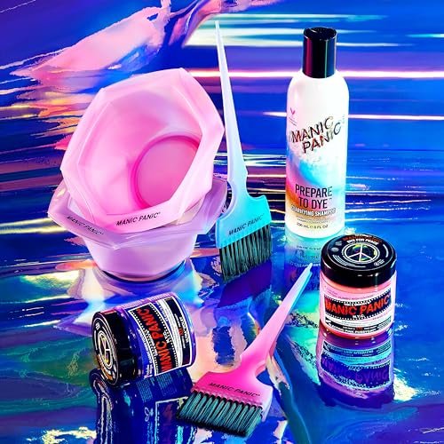 MANIC PANIC Classic Electric Pink Pussycat Semi Permanent Hair Color - Bright Neon Pink Hair Dye - Vegan & Cruelty-Free - 4 oz Avelisse