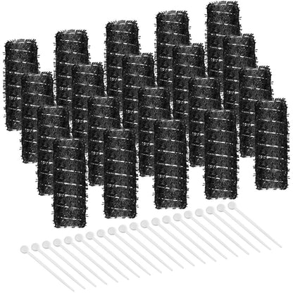 Willbond 20 Pcs Vintage Hair Rollers - Small Brush Rollers with Picks for Thin Short Hair Curls Styling Avelisse