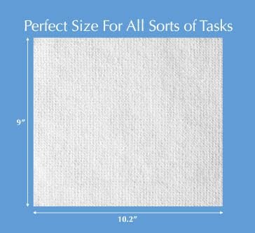 Skura Style WIPE ENVY All Purpose Lint Free Microfiber Reusable Cleaning Wipes – White, 10 Count - görsel 8