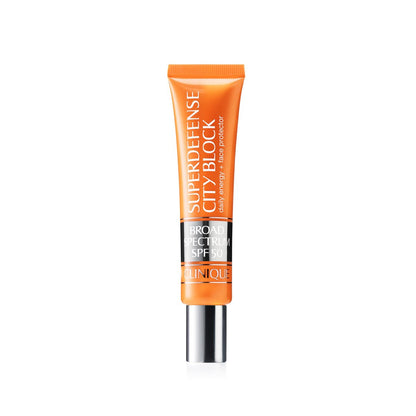 Clinique Superdefense City Block Oil Free Broad Spectrum SPF 50 Daily Energy + Face Protector | Sheer, Weightless Makeup Primer + Sunscreen, 1.4 Fl Oz Avelisse