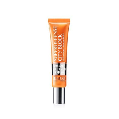 Clinique Superdefense City Block Oil Free Broad Spectrum SPF 50 Daily Energy + Face Protector | Sheer, Weightless Makeup Primer + Sunscreen, 1.4 Fl Oz Avelisse