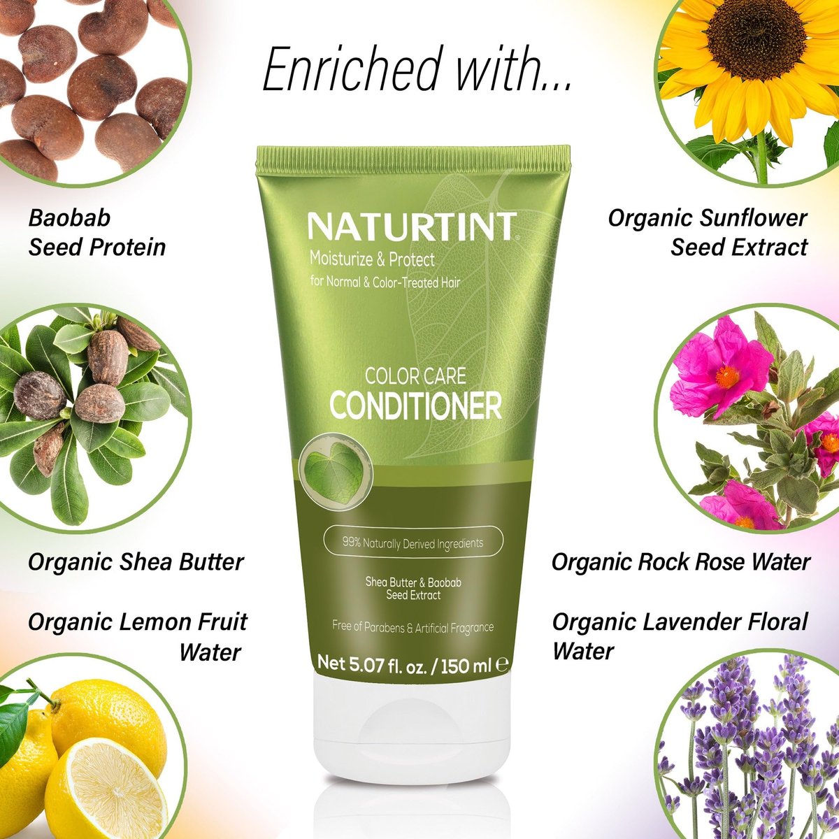 Naturtint Color Care Conditioner for Color-Treated, Dry, or Normal Hair – 5.75 Fl Oz Avelisse