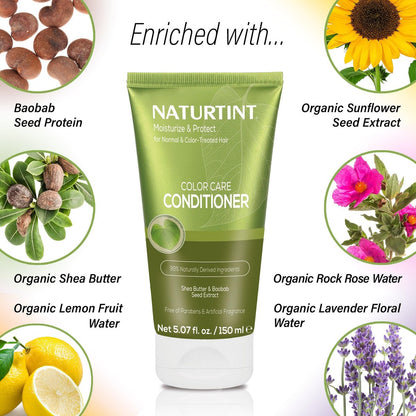 Naturtint Color Care Conditioner for Color-Treated, Dry, or Normal Hair – 5.75 Fl Oz Avelisse