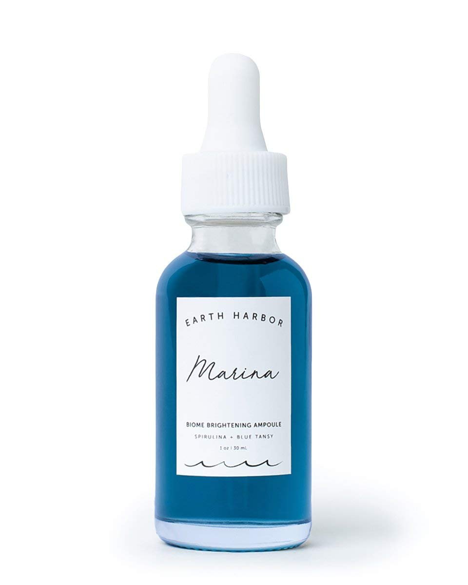 MARINA Biome Brightening Serum Ampoule - 12 Botanical Actives for Redness, Hyperpigmentation & Uneven Tone - All Skin Types, 1 fl oz (30ml) Avelisse