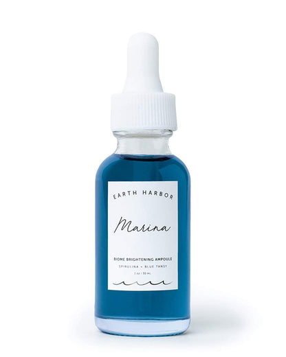 MARINA Biome Brightening Serum Ampoule - 12 Botanical Actives for Redness, Hyperpigmentation & Uneven Tone - All Skin Types, 1 fl oz (30ml) Avelisse