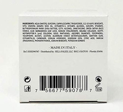 Delfanti-Milano COLLAGEN 24K Anti-Aging Night Cream with Hyaluronic Acid - Face and Neck Moisturizer, Made in Italy, 1.7 oz Avelisse
