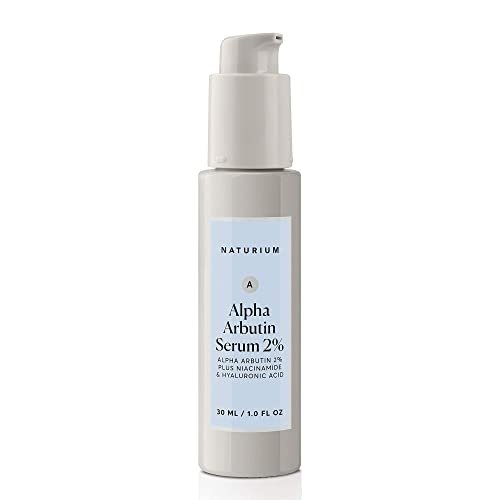 Naturium Alpha Arbutin Serum 2% with Niacinamide & Lemon - Brightening Face Serum for Dark Spots, 1 oz Avelisse