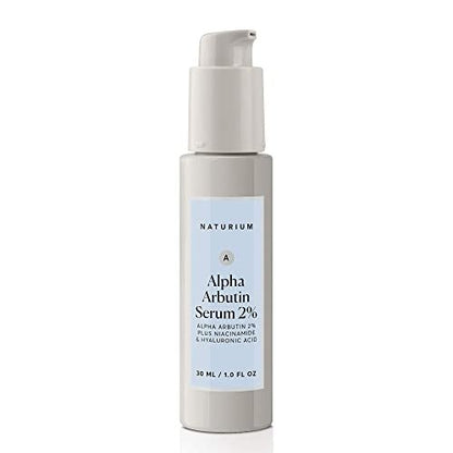 Naturium Alpha Arbutin Serum 2% with Niacinamide & Lemon - Brightening Face Serum for Dark Spots, 1 oz Avelisse