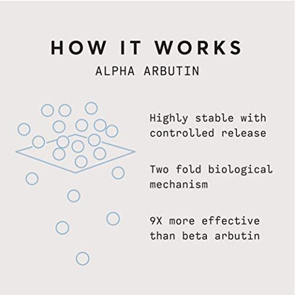 Naturium Alpha Arbutin Serum 2% with Niacinamide & Lemon - Brightening Face Serum for Dark Spots, 1 oz Avelisse