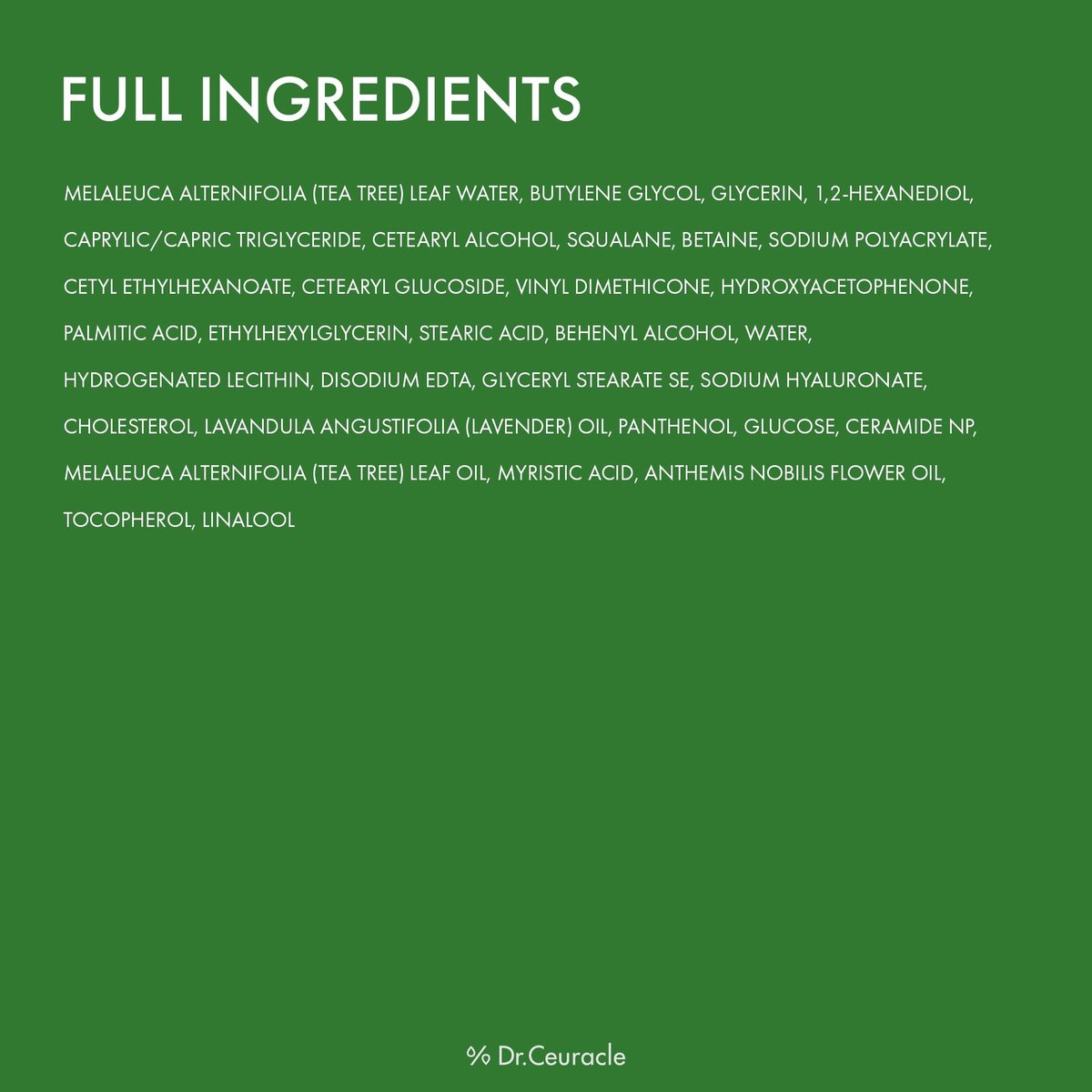 Dr. Ceuracle Tea Tree Purifine Cream – Korean Calming Moisturizer with Panthenol & Ceramide for Sensitive Skin (1.76 oz / 50g) - görsel 5