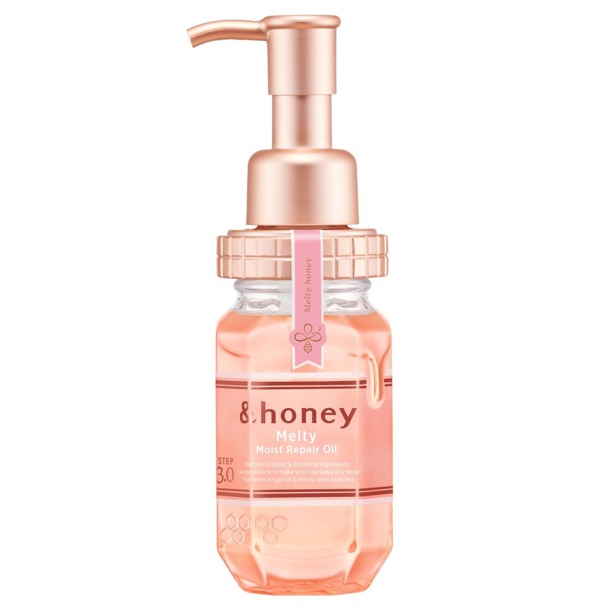 &Honey Melty 3.0 Moist Repair Hair Oil - Deep Moisture & Shine for Damaged Hair, 3.38 fl oz Avelisse