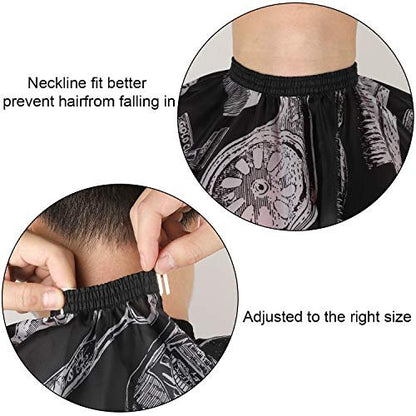 SATINIOR 6 Pcs Professional Salon Barber Capes Waterproof Hair Cutting Capes with Neck Duster and Combs Brush for Women Men Hair Stylist Salon Barbershop Hairdressing Avelisse