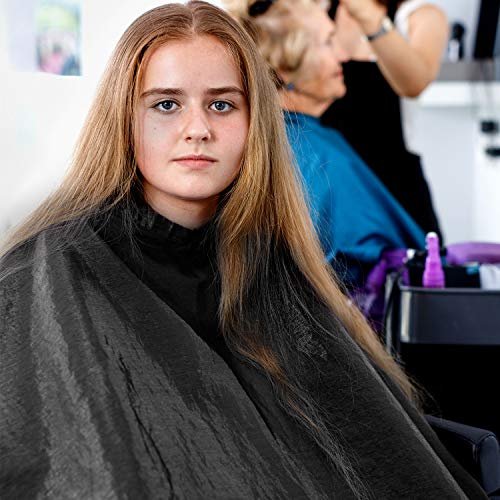 SATINIOR 6 Pcs Professional Salon Barber Capes Waterproof Hair Cutting Capes with Neck Duster and Combs Brush for Women Men Hair Stylist Salon Barbershop Hairdressing Avelisse