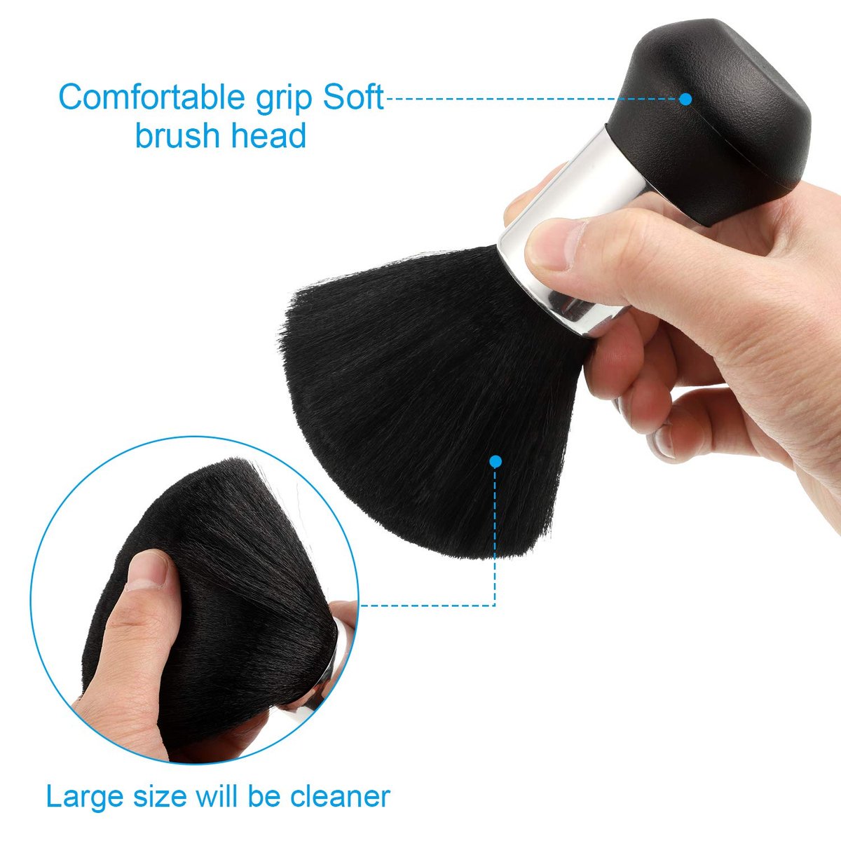 SATINIOR 6 Pcs Professional Salon Barber Capes Waterproof Hair Cutting Capes with Neck Duster and Combs Brush for Women Men Hair Stylist Salon Barbershop Hairdressing Avelisse