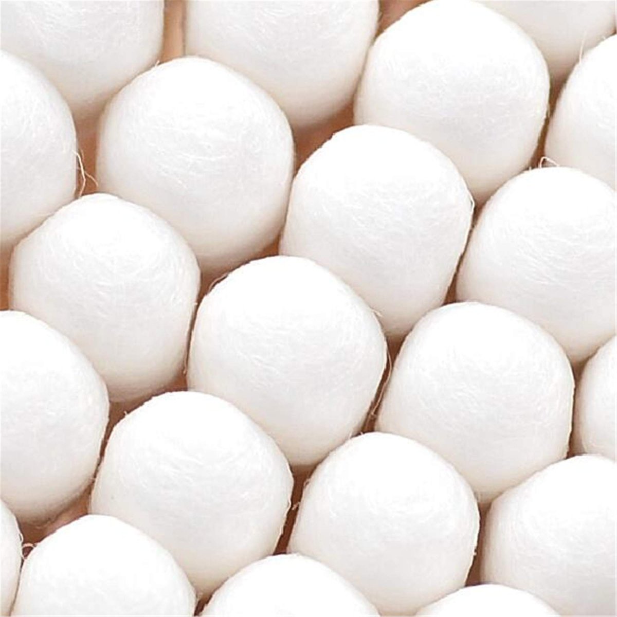 tifanso 500 Count Natural Wooden Cotton Swabs with Storage Box – Double Round Cotton Tip Sticks, Cruelty-Free Ear Swabs - görsel 13