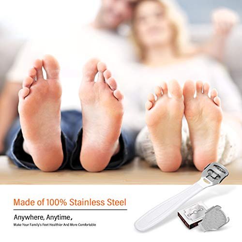 52 Pieces Callus Shaver Set - Stainless Steel Foot File with 50 Replacement Blades for Hard Skin Removal - görsel 10