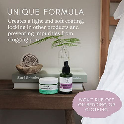 Doppeltree RENEW Overnight Face Mask with Aloe Vera Gel & Hyaluronic Acid - Anti Aging Hydrating Night Mask for All Skin Types, 4 Fl Oz Avelisse